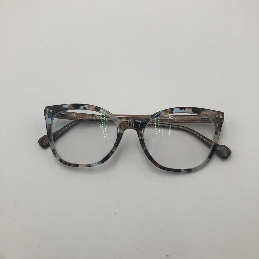 Womens Eyeglasses Frames Zenni 4427339 Optical Blue Brown‎ Tortoise Shell Preown